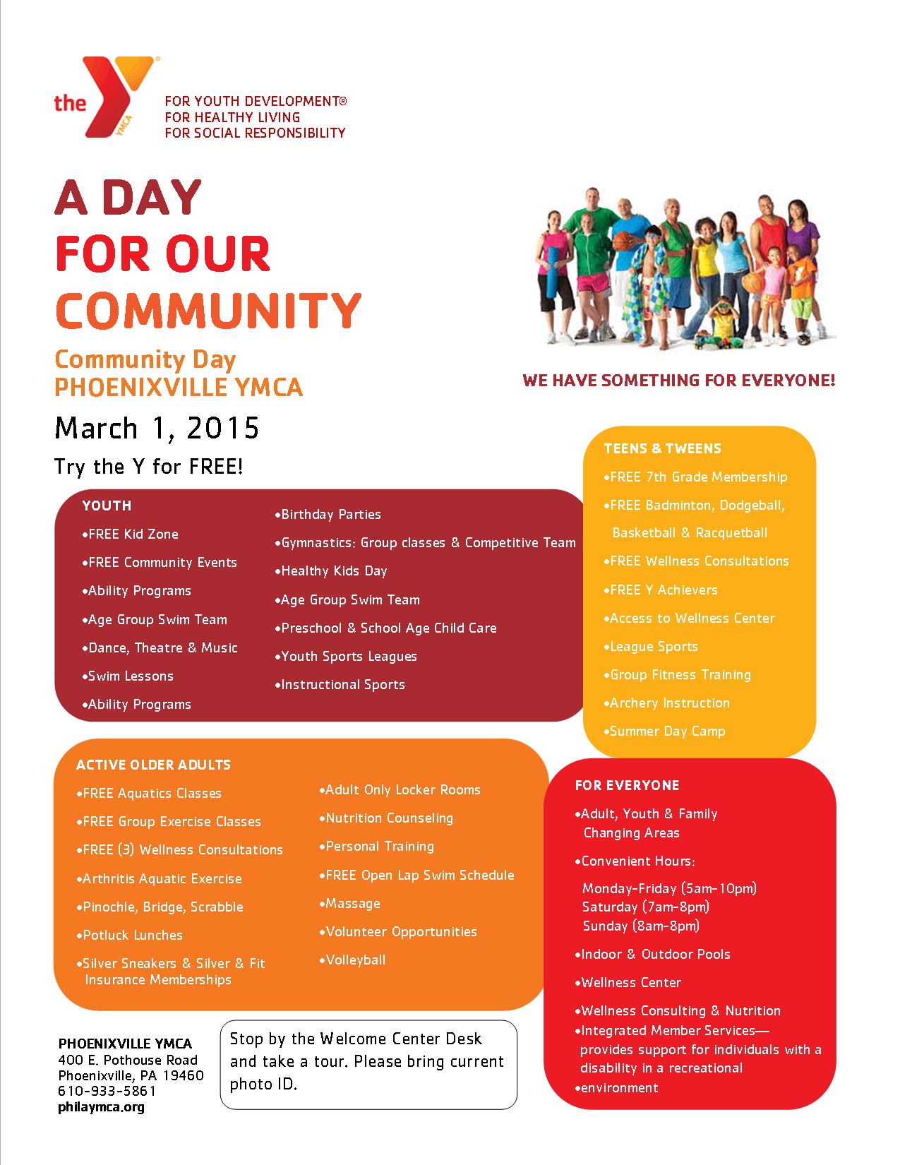Phoenixville YMCA Community Day