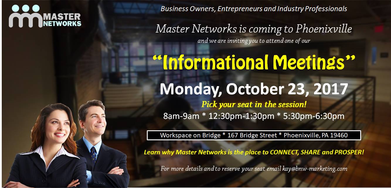 Master Networks Informational Meetings